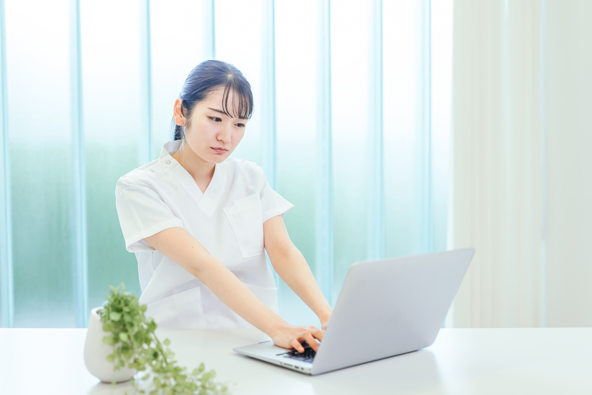 記録作業の様子